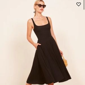 Reformation Rou knit dress - black XS